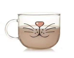 Szklanka Do Kawy Herbaty Kubek Kot Kotek 540 ml - Szklanki - miniaturka - grafika 1