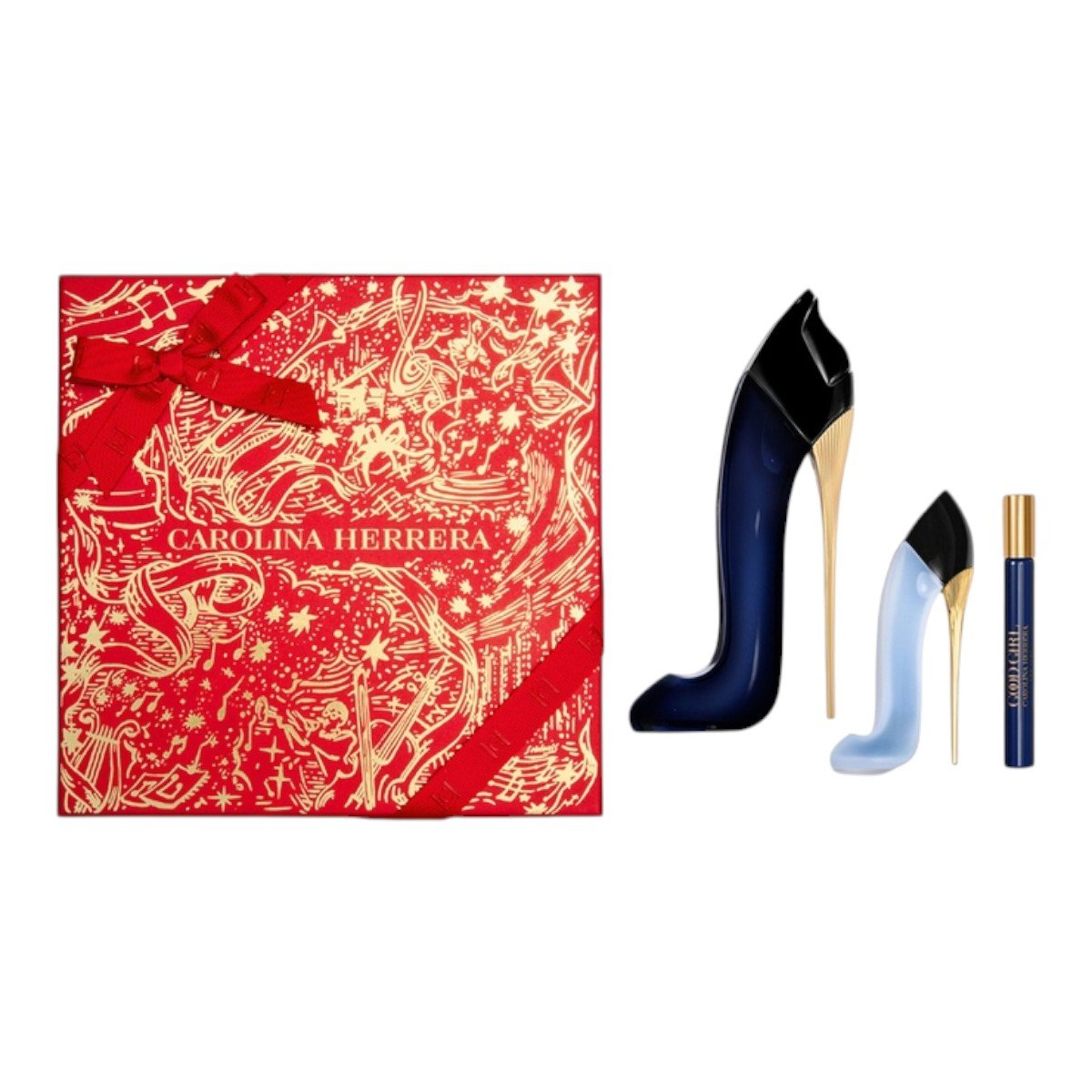 Carolina Herrera Good Girl Zestaw: woda perfumowana + woda perfumowana travel size + mgiełka do włosów