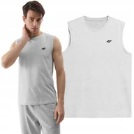 Koszulki męskie - Koszulka Męska 4F Bezrękawnik Tank Top Na Ramiączkach Sportowa SS24 - miniaturka - grafika 1