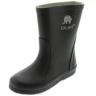 CeLaVi Dziecięce kalosze, unisex, wodoszczelne kalosze, 100% kauczuk naturalny, rozmiar: 28, kolor: szary, 1147 - Buty dla dziewczynek - miniaturka - grafika 1