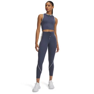Damskie legginsy do biegania Under Armour UA Run 96 Tights - szare - Legginsy - miniaturka - grafika 1