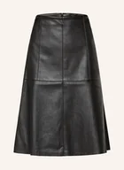 Spódnice - S.Oliver Black Label Spódnica O Wyglądzie Skóry schwarz - miniaturka - grafika 1