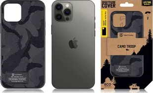 Tactical Tactical Camo Troop Cover for Apple iPhone 12/12 Pro Black standard - Etui i futerały do telefonów - miniaturka - grafika 1