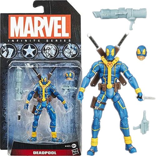 MARVEL INFINITE SERIES HASBRO ORYGINALNA RUCHOMA FIGURKA DEADPOOL 10cm