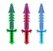 Figurki dla dzieci - EGIPSKI MIECZ PIKSELOWY ZE ŚWIATŁEM I DŹWIĘKIEM ZABAWKA DLA DZIECI 61CM - miniaturka - grafika 1