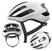 Kaski rowerowe - Kask rowerowy szosowy ABUS WINGBACK polar white L (57-61cm) - miniaturka - grafika 1