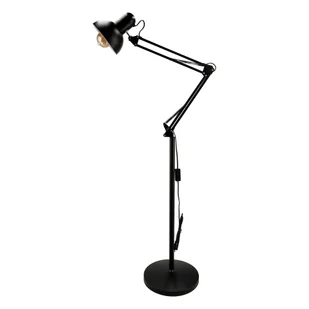 LUWES lampa podłogowa, 185 cm, E27, max. 18W, czarna - Lampy stojące - miniaturka - grafika 1