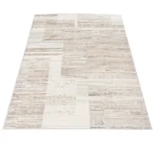 Dywany - Beżowo-biały dywan w pasy G1-H75 - miniaturka - grafika 1