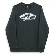 Bluzy męskie - Vans Męska bluza klasyczna Otw Crew, zielone szczyty, XXL, Zielony Gables, XXL - miniaturka - grafika 1