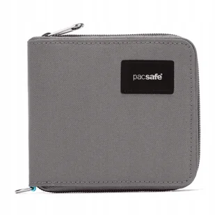 Portfel męski mały Rfid Pacsafe szary - Portfele - miniaturka - grafika 1