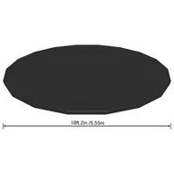 Akcesoria do basenów - Plandeka na basen Flowclear Fast Set, 555 cm Lumarko! - miniaturka - grafika 1