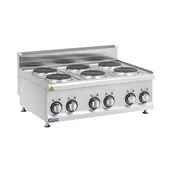 Inne urządzenia gastronomiczne - Royal Catering Kuchenka elektryczna gastronomiczna 12 kW 6 palników 90 x 65 cm Seria Pro 650 - Kuchenki elektryczne - miniaturka - grafika 1