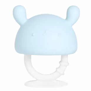 Gryzak logopedyczny - grzybek Teether mashroom zabawka sensoryczna niebieska - Gryzaki dla dzieci - miniaturka - grafika 1