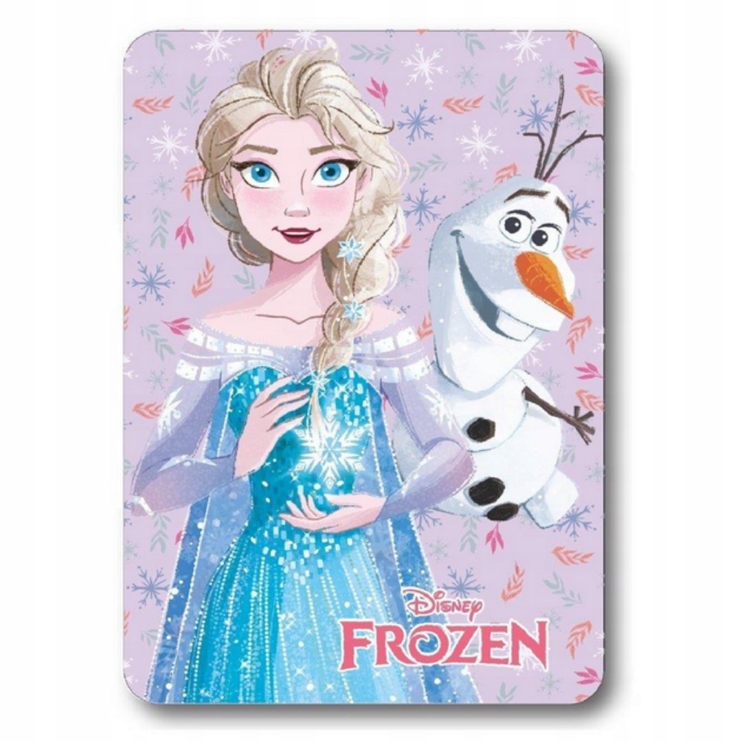Frozen Koc Polarowy 100x140 Kraina Lodu Miękki Ciepły Dla Dzieci