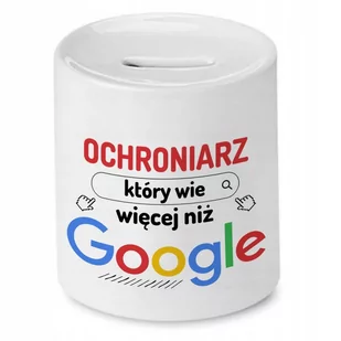 Skarbonka Dla Ochroniarza na Urodziny na Prezent z Nadrukiem ze Zdjęciem - Skarbonki - miniaturka - grafika 1
