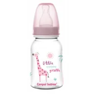 Kubki dla dzieci - CANPOL BABIES Butelka wąska 120ml Africa Różowa żyrafa 0m+ 59/100 - miniaturka - grafika 1