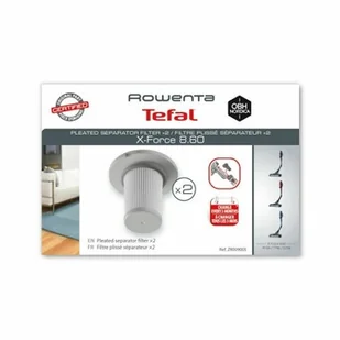 2x Filtr do odkurzacza X-force Flex Tefal Rowenta ZR009005 Oryginał - Filtry do odkurzaczy - miniaturka - grafika 1
