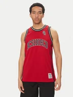 Koszulki męskie - DC Tank top ADYKT03257 Czerwony Regular Fit - miniaturka - grafika 1