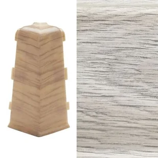 Arbiton Narożnik zewnętrzny do listwy INDO (2 sztuki) dąb kaukaski - Listwy przypodłogowe - miniaturka - grafika 1