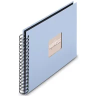 Albumy fotograficzne - Album HAMA Fine Art Czarne kartki Błękitny (100 stron) - miniaturka - grafika 1