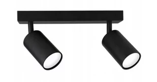 Superled Spoti lampa sufitowa (spot) 2-punktowa czarna - Lampy sufitowe - miniaturka - grafika 1