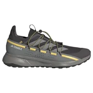 Buty trekkingowe męskie - adidas Męskie buty sportowe Terrex Voyager 21, czarne/białe/średnie szare wrzosowe, 45 EU, Czarny biały średni szary wrzos, 46 EU - miniaturka - grafika 1