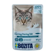 Mokra karma dla kotów - BOZITA Kawałeczki w sosie 12 x 85 g Śledź - miniaturka - grafika 1