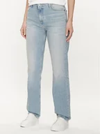 Spodnie damskie - Mustang Jeansy Brooke 1013427 Niebieski Straight Fit - miniaturka - grafika 1