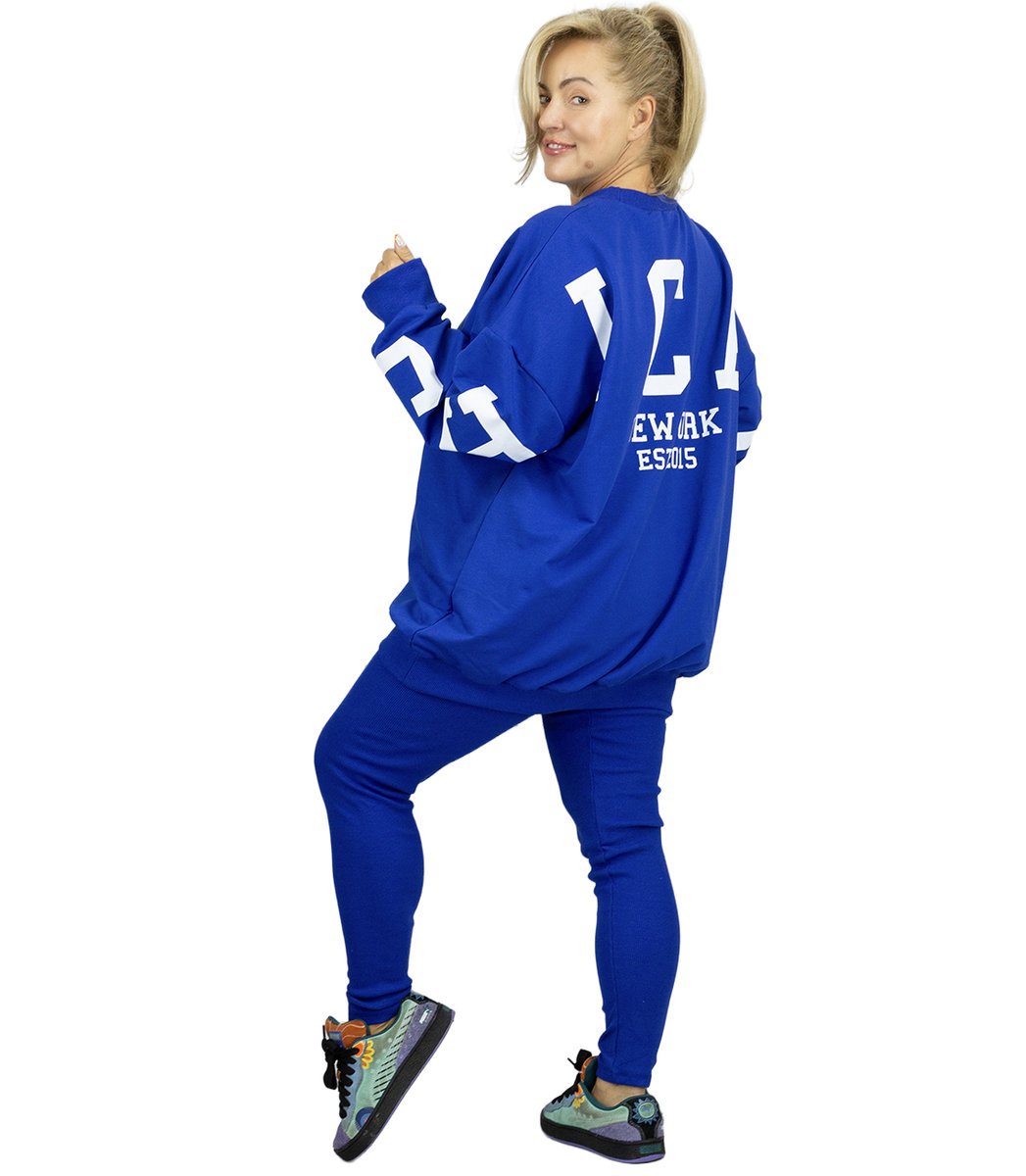 Dres damski luźna bluza + prążkowane legginsy CHICAGO