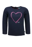 Bluzki damskie - Dziewczęca granatowa bluzka Lief z długim rękawem/Lief - miniaturka - grafika 1
