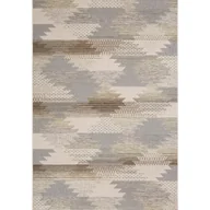 Dywany zewnętrzne - MULTI-DECOR Dywan zewnętrzny/wewnętrzny Kemet Romby szaro-beżowy 200 x 280 cm - miniaturka - grafika 1