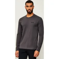 Koszulki męskie - EA7 Longsleeve | Slim Fit - miniaturka - grafika 1