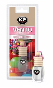 K2 1 X  Vento Solo 8 ML Bubble Gum zapach zapach do samochodu samochód perfum odświeżacz powietrza Flakon 33-61-41738 - Zapachy samochodowe - miniaturka - grafika 1