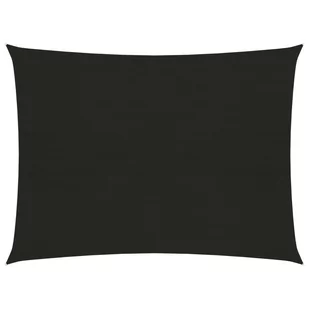 vidaXL Żagiel przeciwsłoneczny, 160 g/m, czarny, 3,5x4,5 m, HDPE 311736 - Parasole ogrodowe - miniaturka - grafika 1