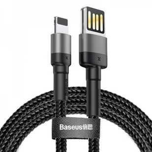 Baseus Kabel CALKLF-H91 (USB 2.0 M - Lightning M; 2m; kolor szaro-czarny) 2_231066 - Kable USB - miniaturka - grafika 2