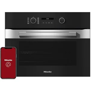 Piekarnik do zabudowy Miele H 2841 B Czarno-stalowy - Piekarniki do zabudowy - miniaturka - grafika 1