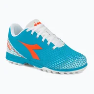 Piłka nożna - Buty piłkarskie dziecięce Diadora Pichichi 6 TF JR blue fluo/white/orange - miniaturka - grafika 1