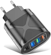 Zasilacze do laptopów - Promate GaNPort4-100PD GaNFast™ Wall Charger ES/ASV/AK/AUS - miniaturka - grafika 1