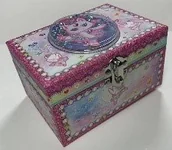 Karuzele dla niemowląt - Pozytywka Prostokątna Kot Baletnica - miniaturka - grafika 1