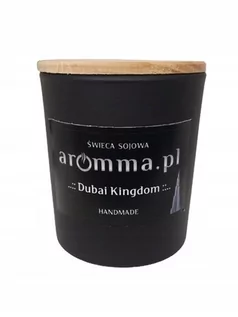 Świece - Świeca Sojowa Aromma - ..::Dubai Kingdom::.. 180 ml z wieczkiem - 100% naturalna - grafika 1