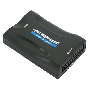 Adapter Hdmi Do Scart Konwerter Euro Av Mhl - Kable - miniaturka - grafika 1