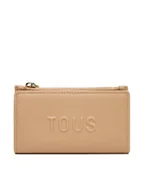Portfele - TOUS Duży Portfel Damski Brenda 2002105645 Beżowy - miniaturka - grafika 1