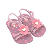 Buty dla dziewczynek - Ipanema Dziewczęce sandały Daisy Baby, liliowy, różowy, beżowy, 19/20 EU - miniaturka - grafika 1