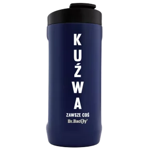Kubek termiczny na kawę 2w1 Dr.Bacty Notus 360 ml - Kuźwa - granatowy - Kubki termiczne - miniaturka - grafika 1