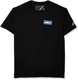 Koszulki męskie - Alpinestars Męski T-Shirt Manifest czarny S - grafika 1