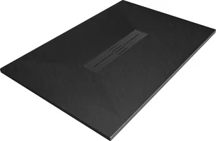 Mexen Toro brodzik prostokątny SMC 140 x 90 cm, czarny, maskownica czarna - 43709014-B - Brodziki prysznicowe - miniaturka - grafika 1