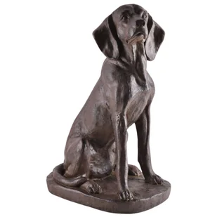 Direct Home and Garden Dekoracja ogrodowa pies 28x39x60 cm brązowa - Pozostałe ozdoby ogrodowe - miniaturka - grafika 1