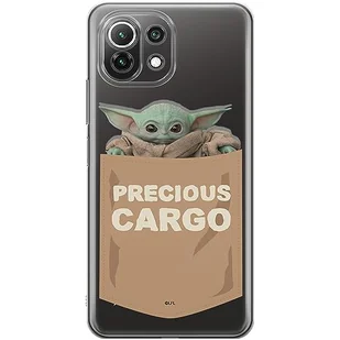 ERT GROUP etui na telefon Xiaomi 11 LITE 4G / 11 LITE 5G, case oryginalny i oficjalnie licencjonowany przez Star Wars, wzór Baby Yoda 030, optymalnie dopasowane, plecki z TPU częściowo przeźroczyste - Etui i futerały do telefonów - miniaturka - grafika 1