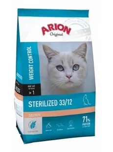 Arion Arion, karma dla kotów, Original Cat Sterilized Salmon, 7,5kg - Sucha karma dla kotów - miniaturka - grafika 3