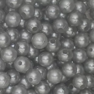 Koraliki perłowe 6mm (50szt) Srebrny - Półfabrykaty do biżuterii - miniaturka - grafika 1